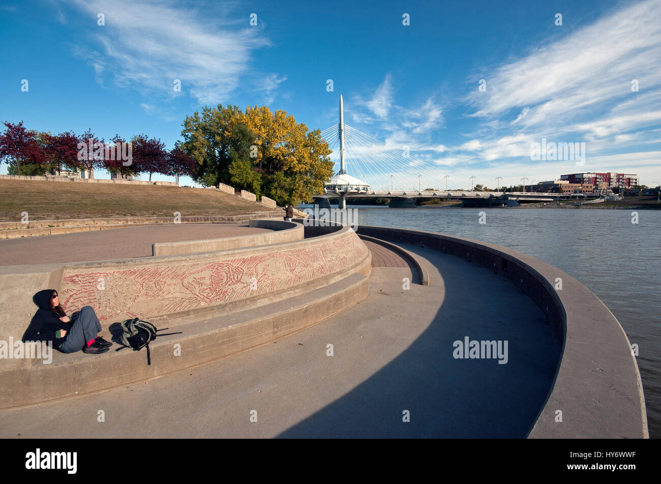 Winnipeg walkway hi-res stock photography and images - Alamy
