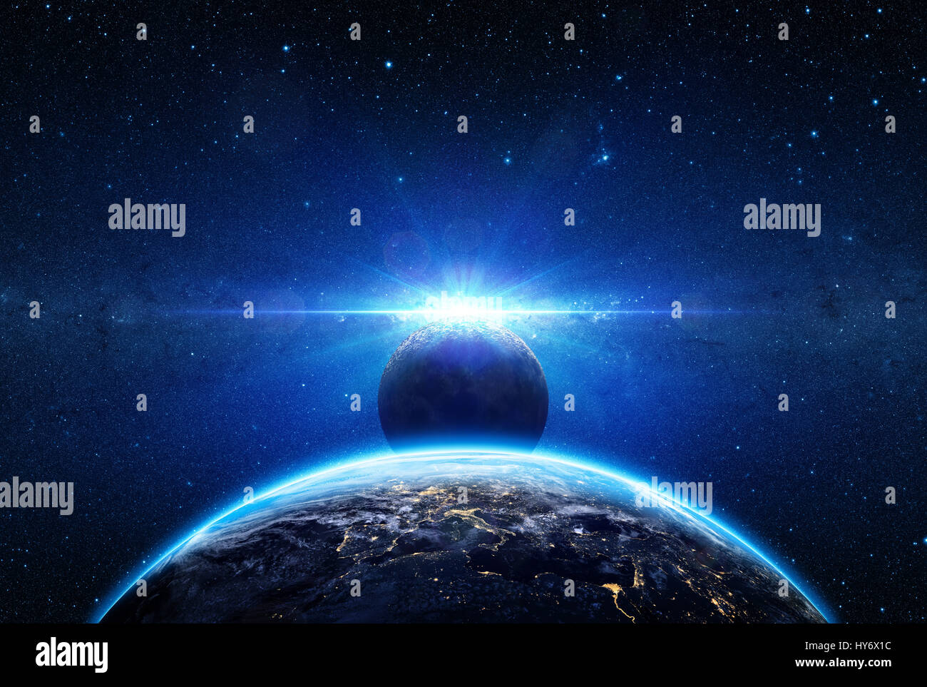 Sun sunlight sunrise universe hi-res stock photography and images - Alamy