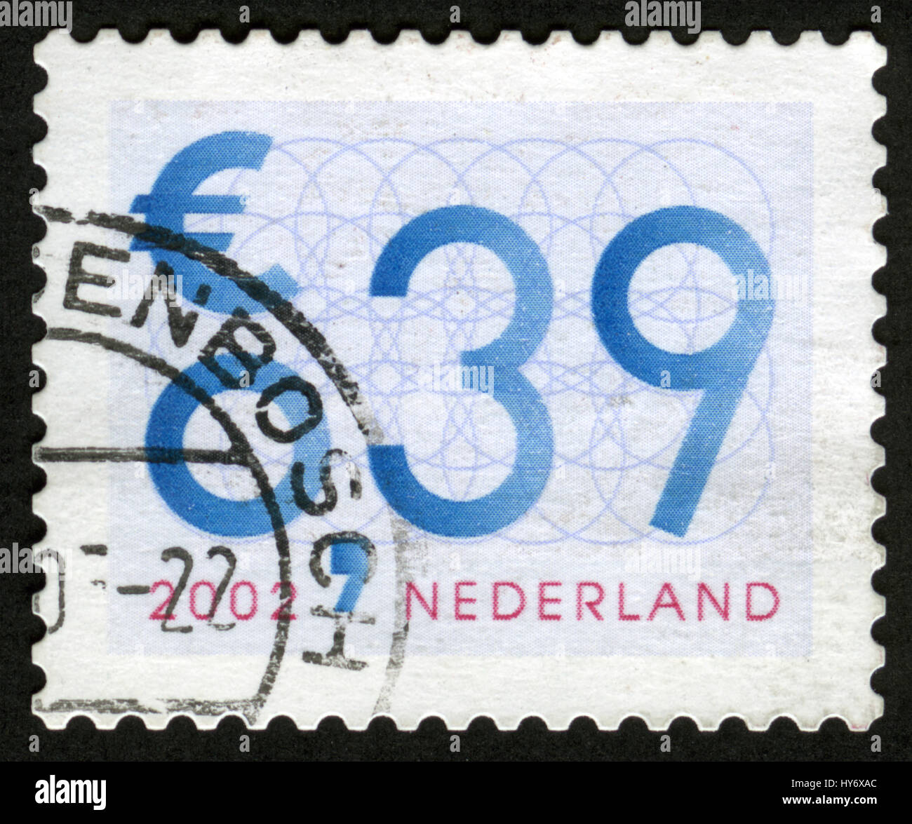 Postage stamp from the Netherlands Stock Photo Alamy