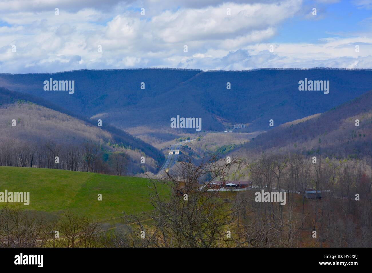 rock quarry in mountains Stock Photo Alamy