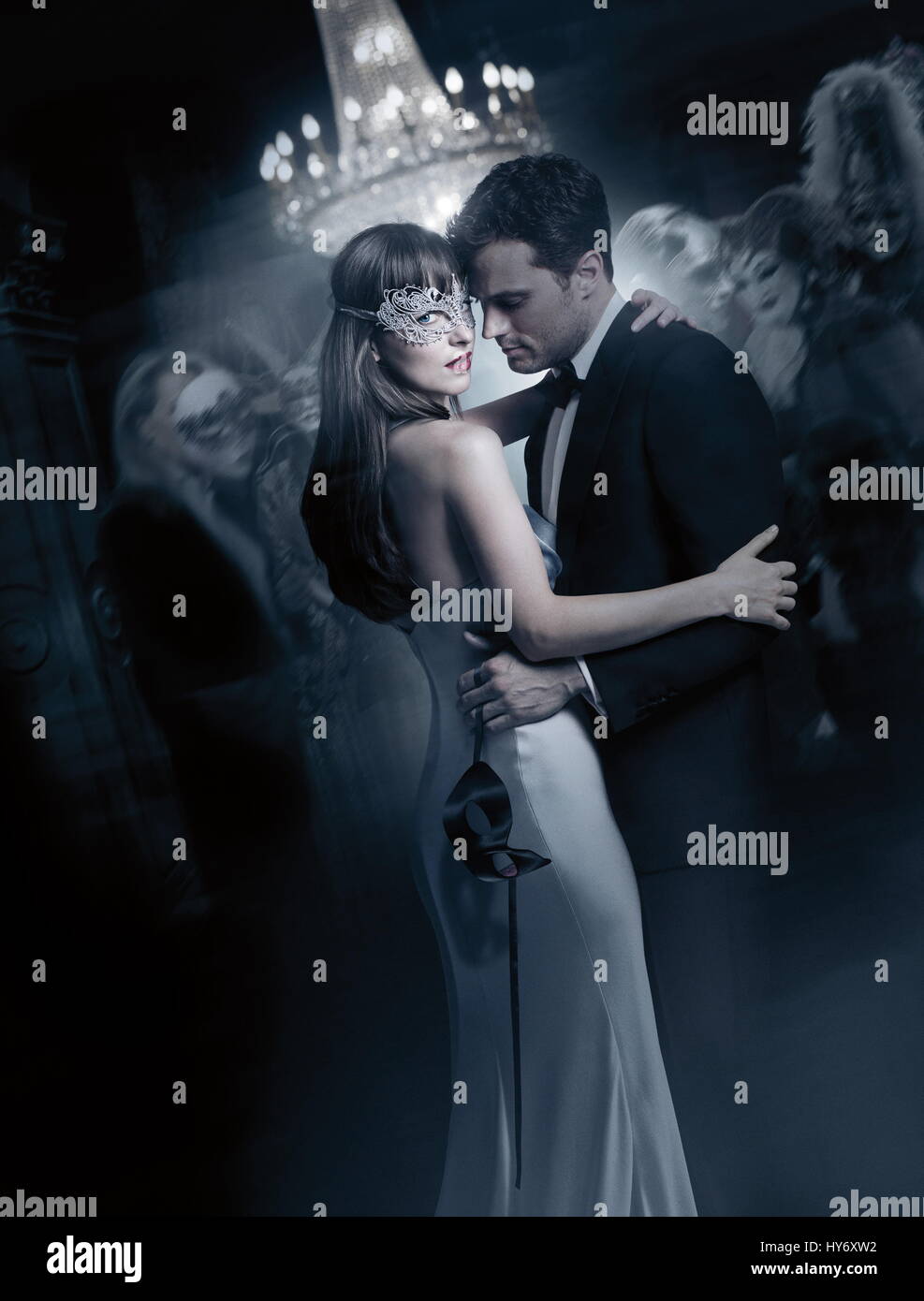 RELEASE DATE: February 10, 2017 TITLE: Fifty Shades Darker STUDIO: Universal Pictures DIRECTOR: James Foley PLOT: While Christian wrestles with his inner demons, Anastasia must confront the anger and envy of the women who came before her STARRING: Dakota Johnson as Anastasia Steele, Jamie Dornan as Christian Grey Poster Art (Credit: © Universal Pictures/Entertainment Pictures/ZUMAPRESS.com) Stock Photo