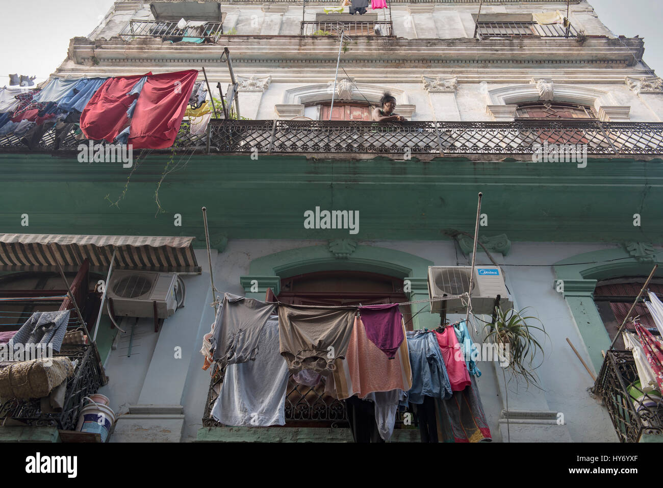 Homes in Havana Cuba Stock Photo Alamy