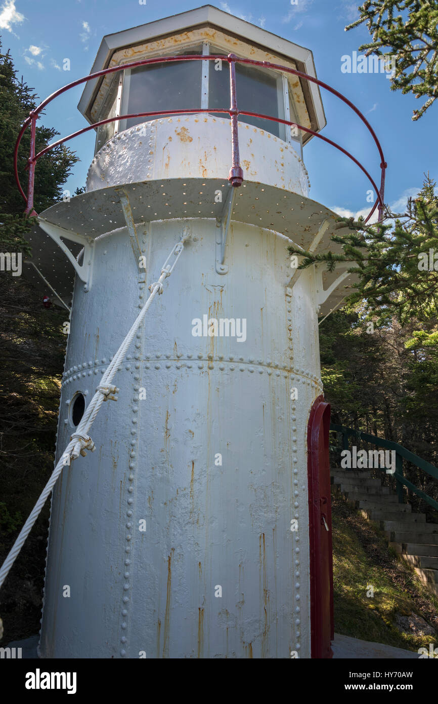 Cow Head lighthouse, 19081988, Cow Head, Newfoundland Stock Photo Alamy