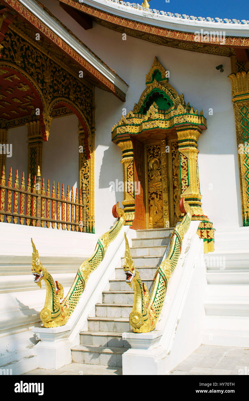 Haw Pha Bang, The Royal Palace Chapel, Luang Prabang Stock Photo
