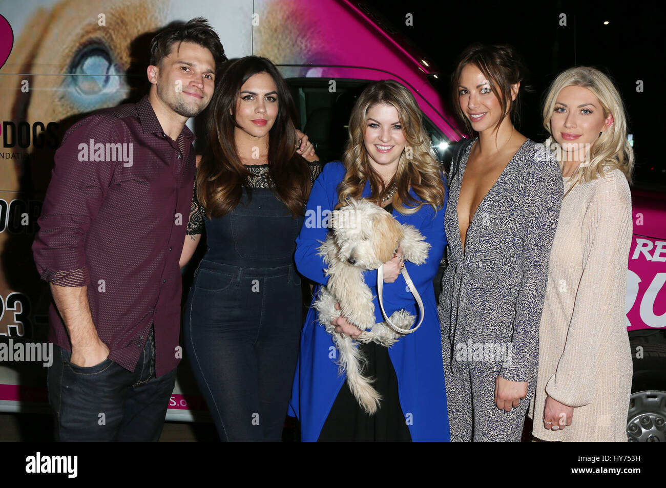 The Opening of The New Vanderpump Dogs Rescue Center Featuring: Tom Schwartz, Katie Maloney-Schwartz, Pandora Vanderpump, Darling Sabo, Doute, Stassi Schroeder Where: Los Angeles, California, United States When: 01 Mar 2017