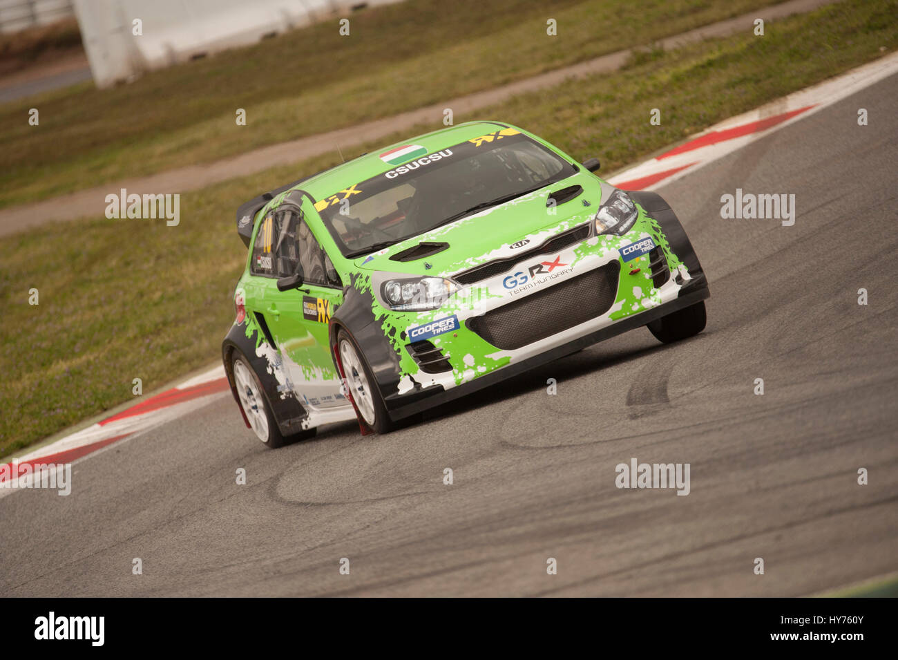 Montmeló, Spain. 01st Apr, 2017. The Kia Rio World RX car driven by ...