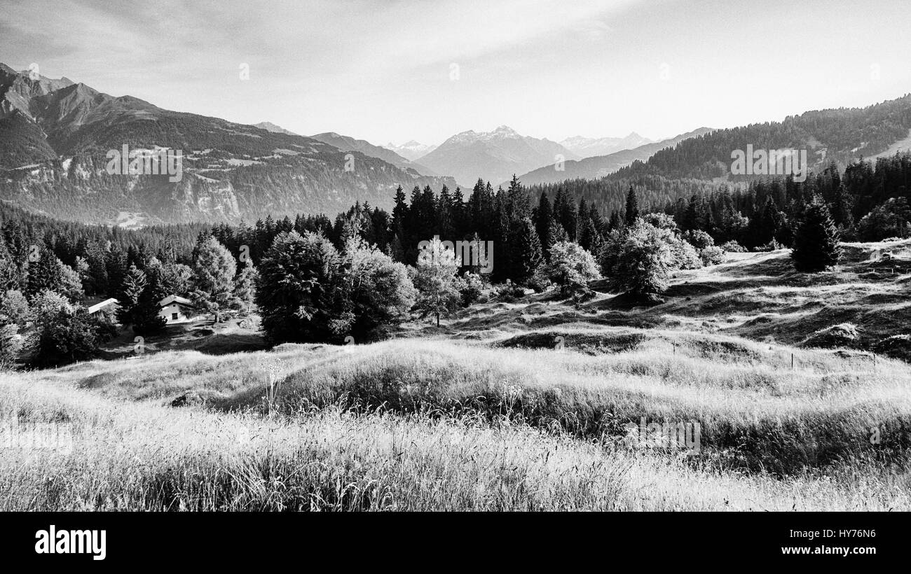 Grisons alps Black and White Stock Photos & Images - Alamy
