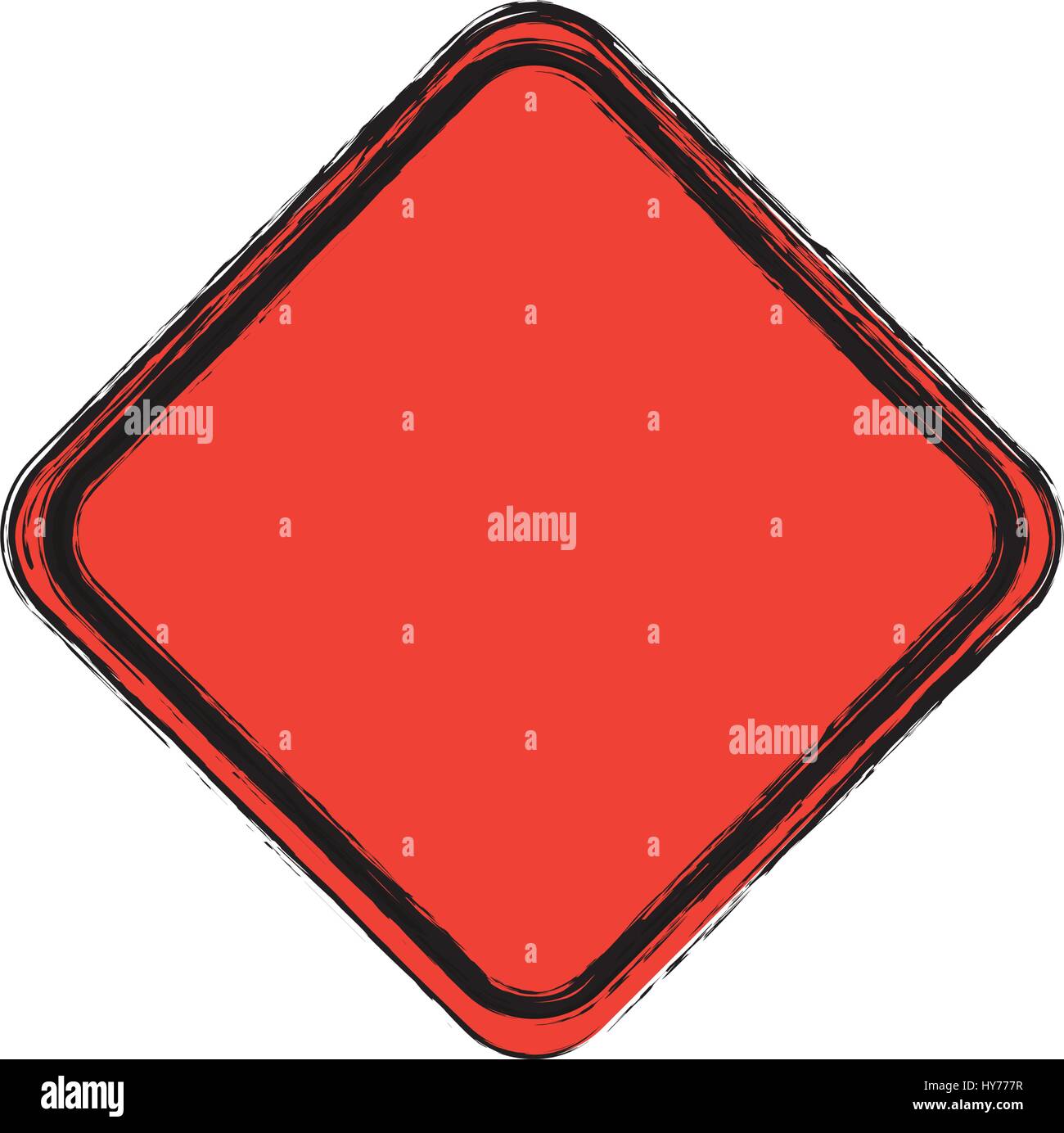 traffic sign danger warning blank vector icon illustration Stock Vector ...