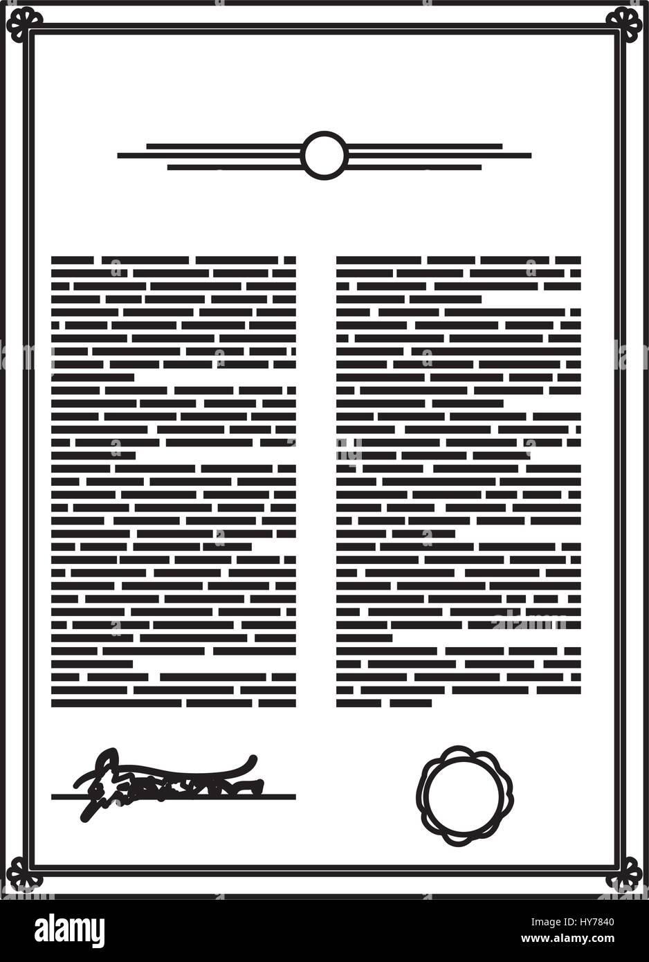 Contract of inheritance Stock Vector Images - Alamy
