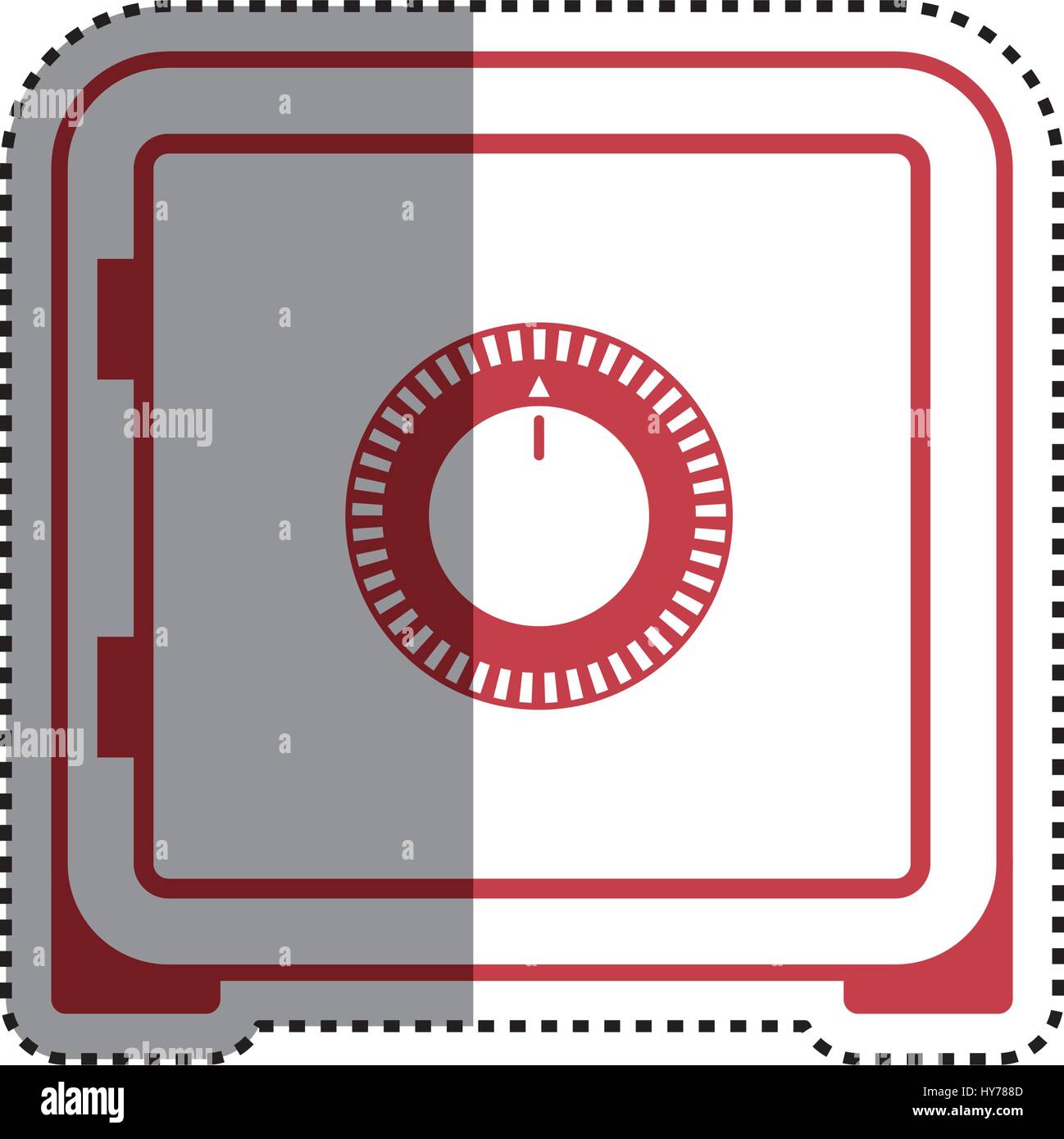 strongbox safe combination lock Stock Vector Image & Art - Alamy