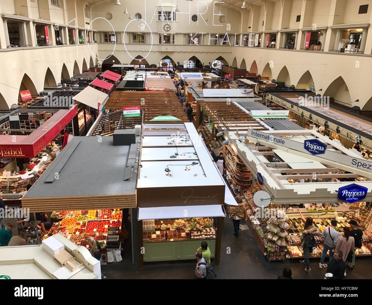 The Market Hall in Stuttgart Stock Photo
