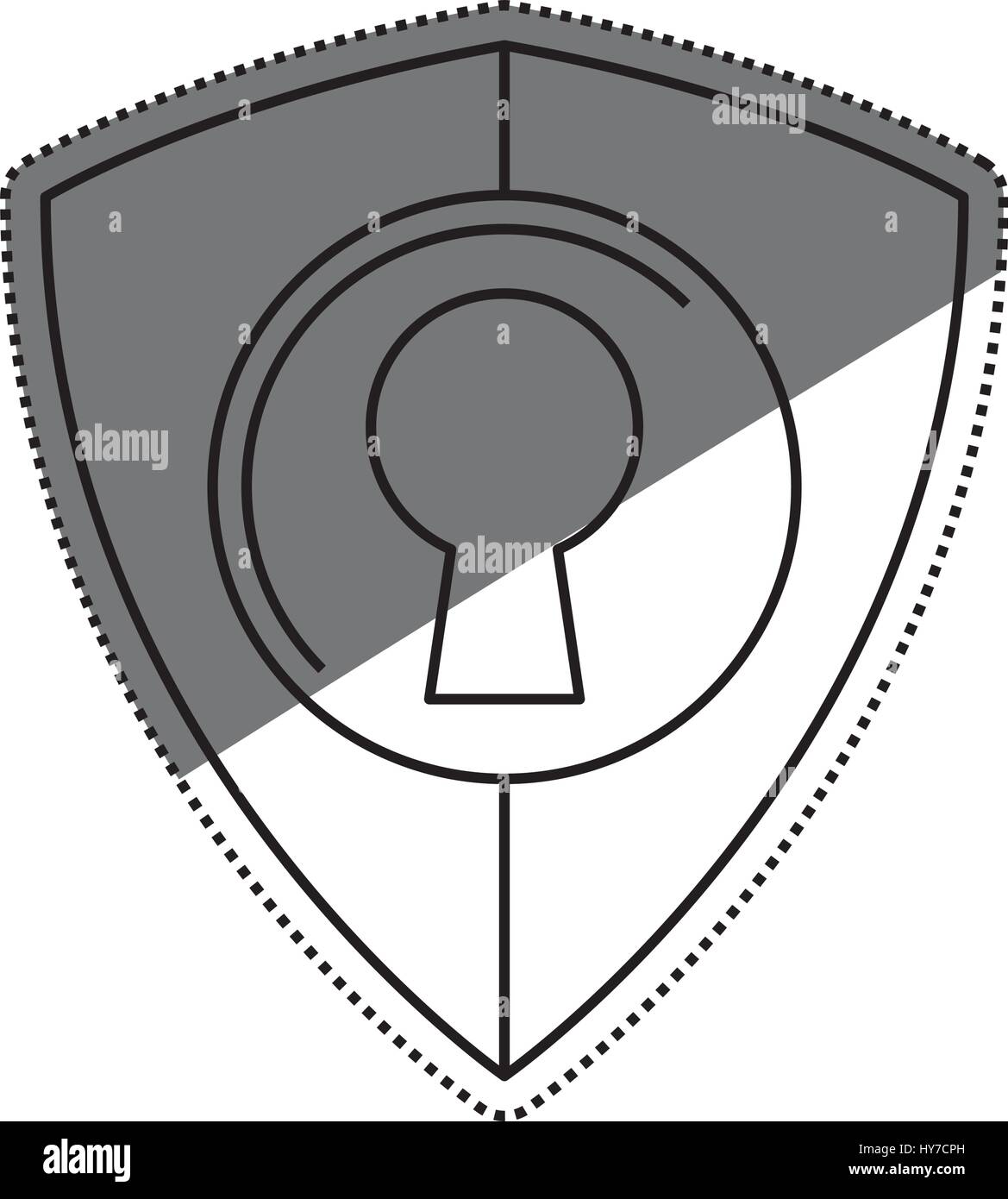 shield security abstract lock icon vector illustration Stock Vector ...