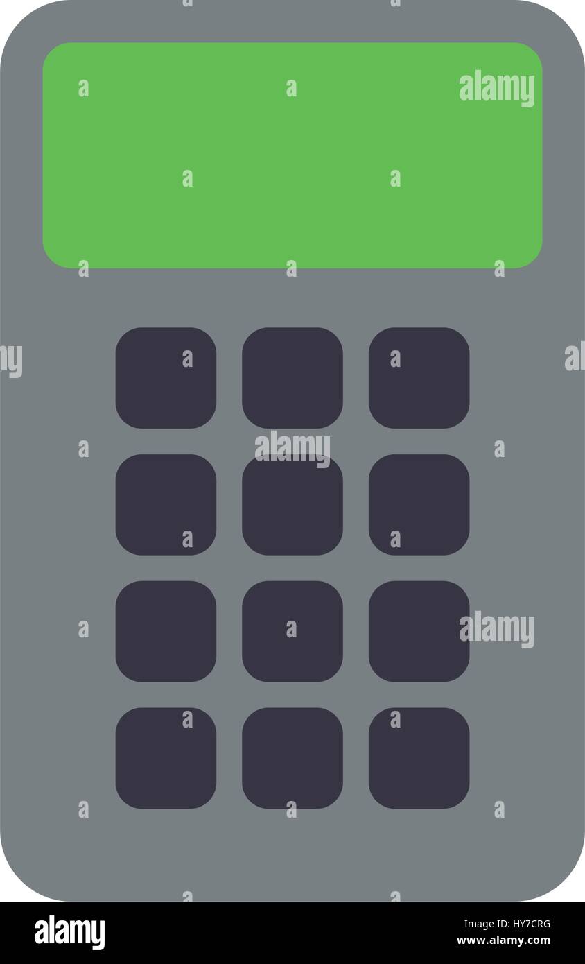 keypad numbers object vector icon illustration graphic design Stock ...