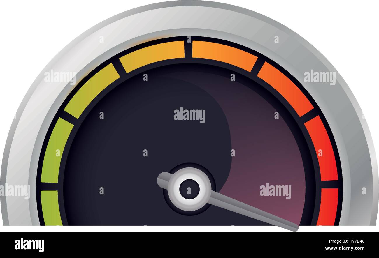Speedometer power car icon vector illustration graphic design Stock ...