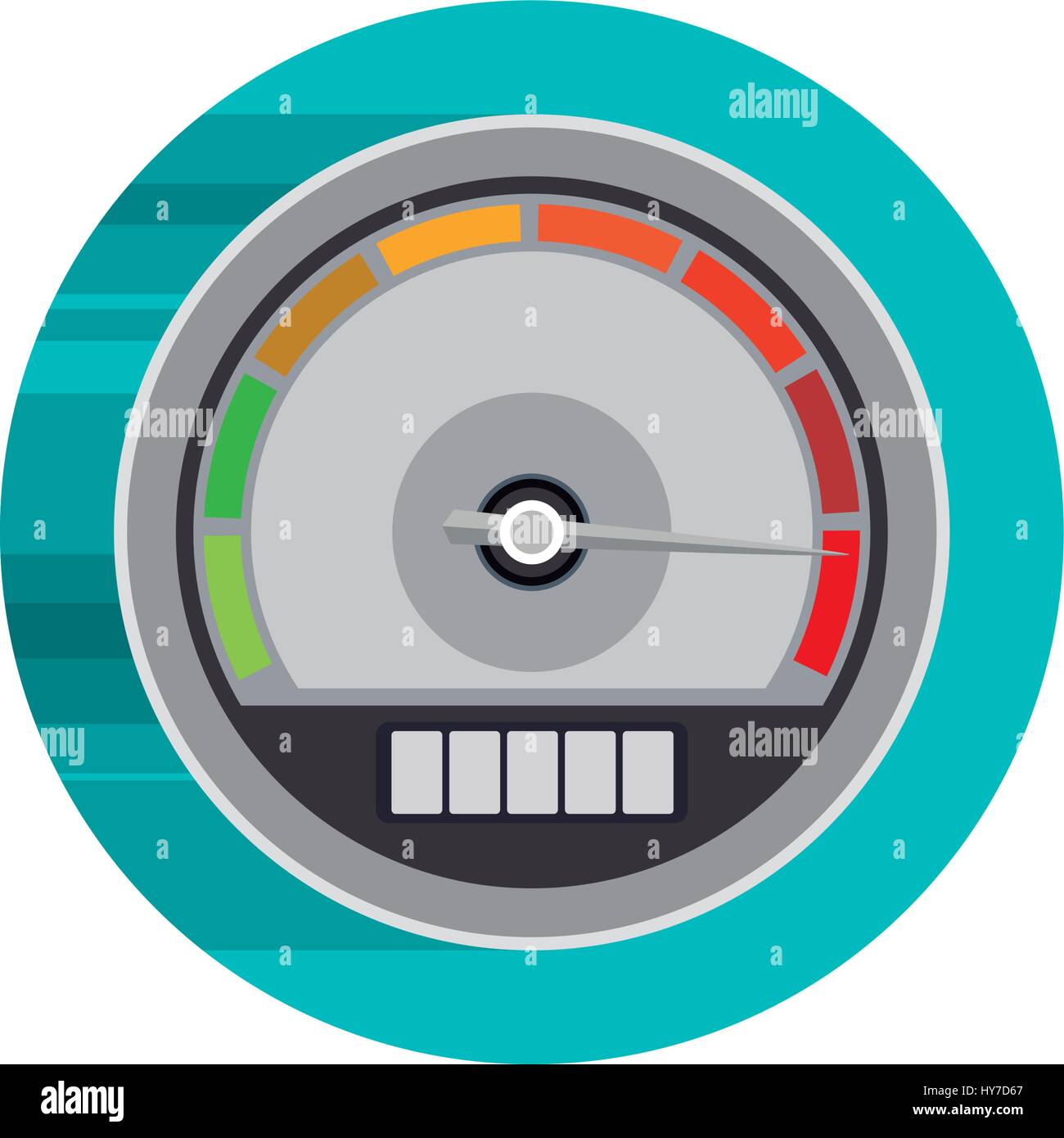 Speedometer power car icon vector illustration graphic design Stock ...