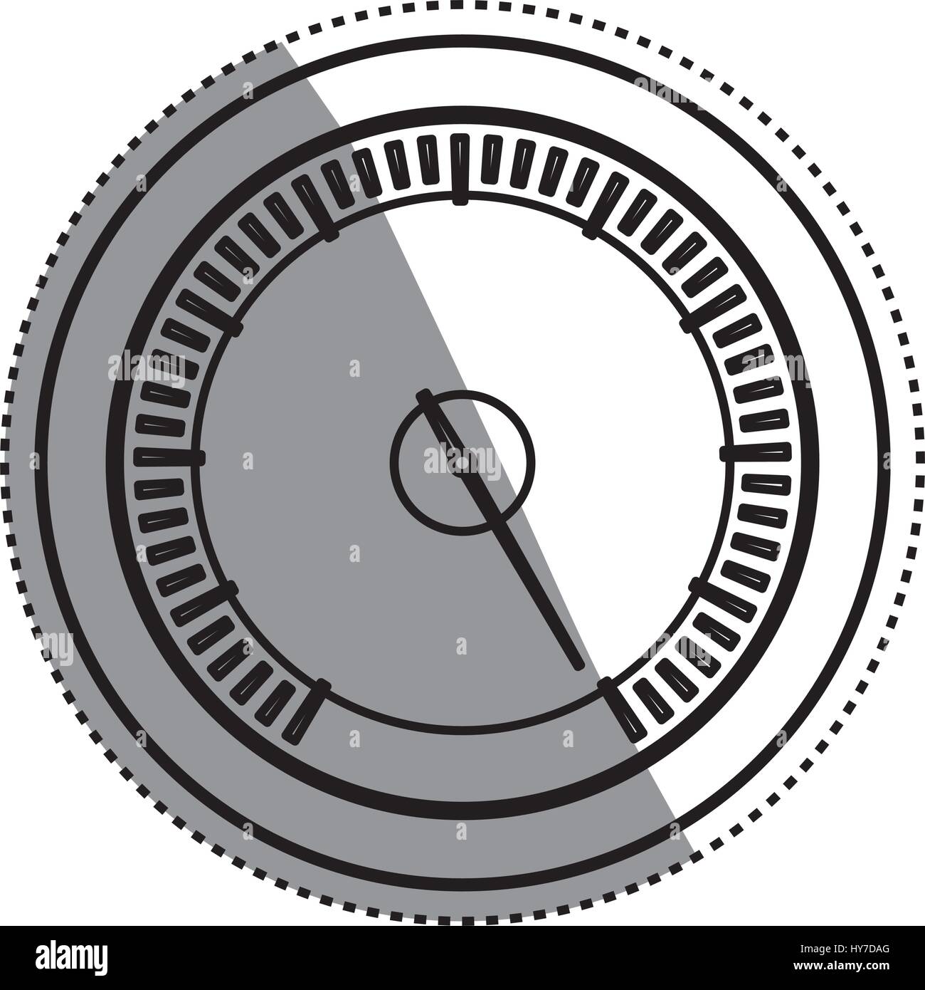 Speedometer power car icon vector illustration graphic design Stock ...