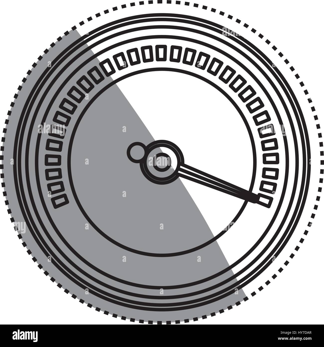 Speedometer power car icon vector illustration graphic design Stock ...