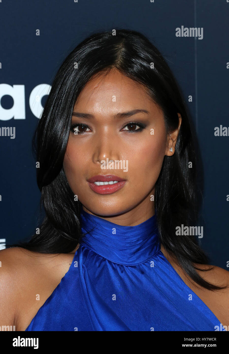 BEVELY HILLS, CA - April 01: Geena Rocero, At 28th Annual GLAAD Media