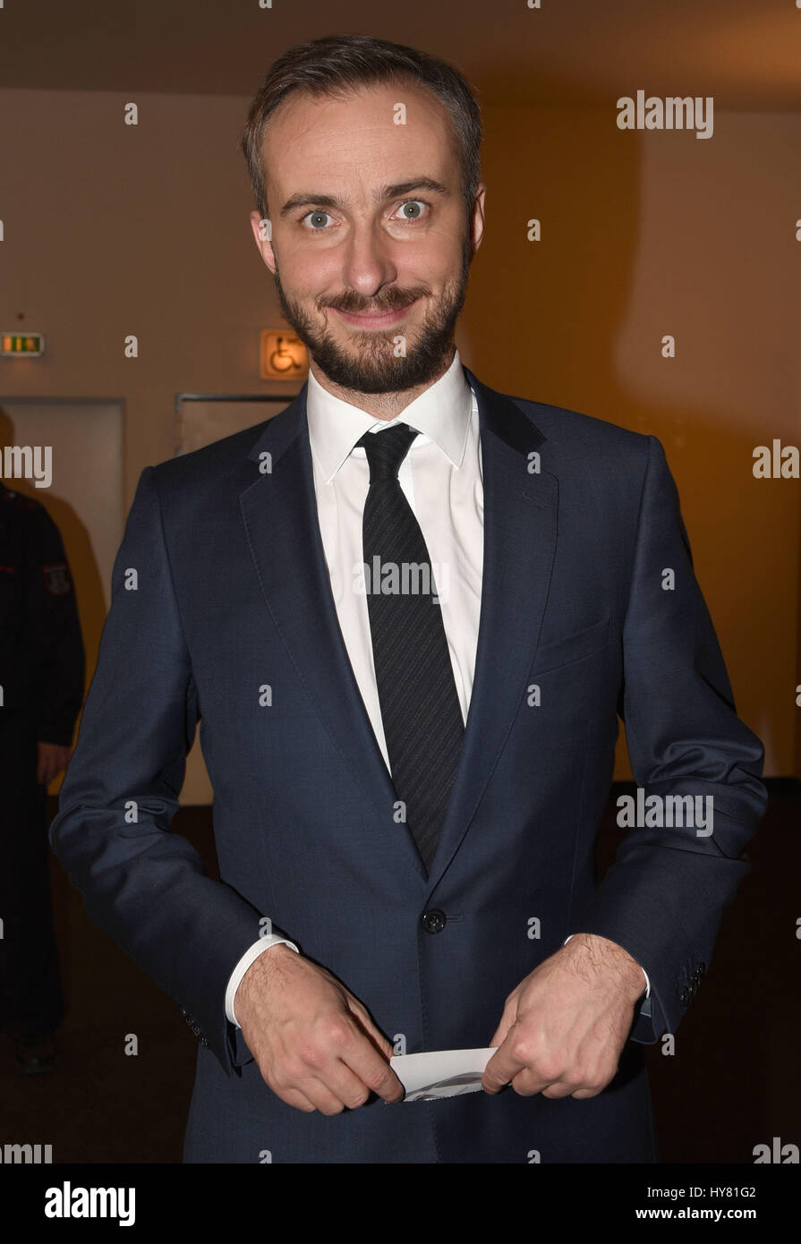 Marl, Germany. 31st Mar, 2017. German Comedian Jan Boehmermann At The