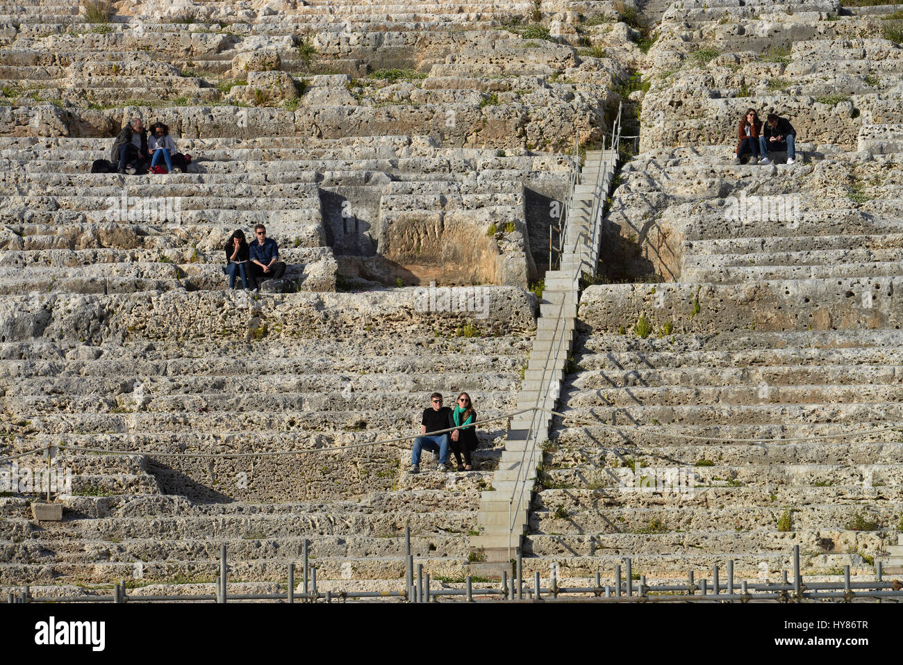 Teatro Greco, Neapolis, Syracuse, Sicily, Italy, Syrakus, Sizilien, Italien Stock Photo