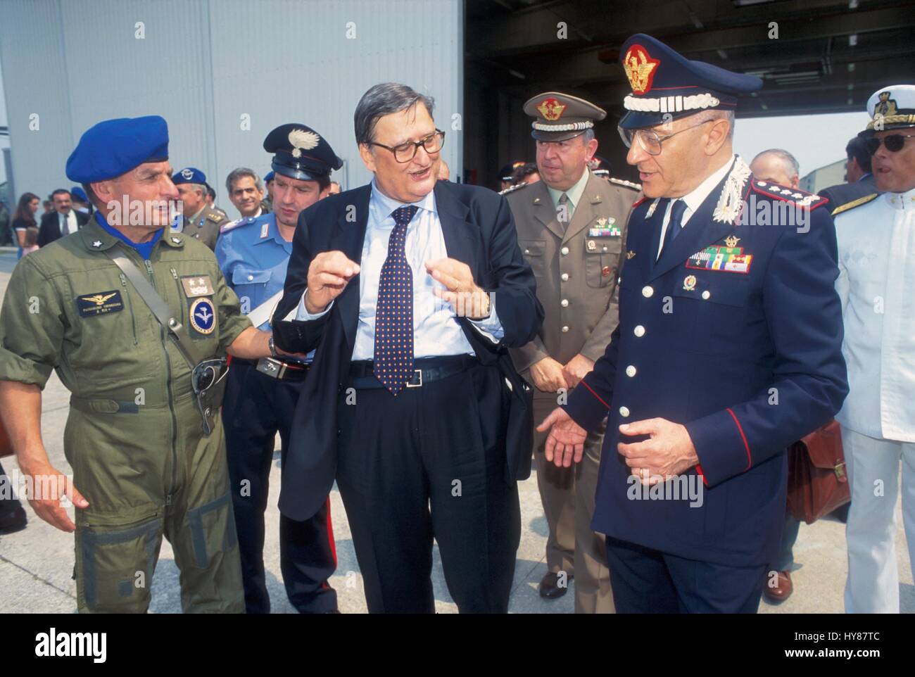 Beneamino (Nino) Andreatta, Italian minister of the Defense from 1996 to 1998 Stock Photo