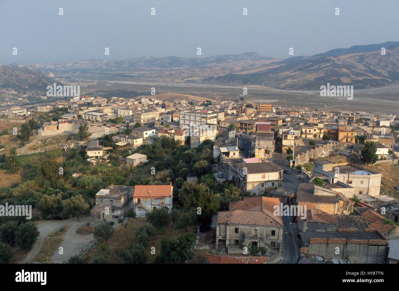 the village of San Luca (Reggio Calabria), home of the most important clans of  Calabrian 'Ndrangheta (organized crime) Stock Photo
