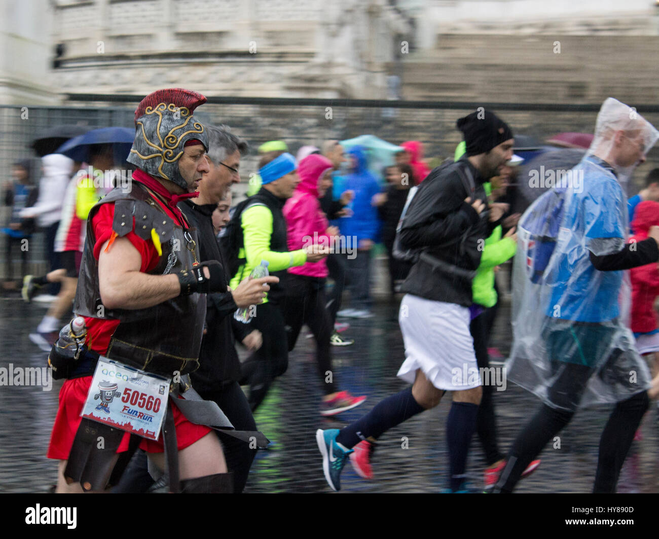 Running Races In Rome Today held the Rome Marathon, 42 km in one of the most beautiful ...