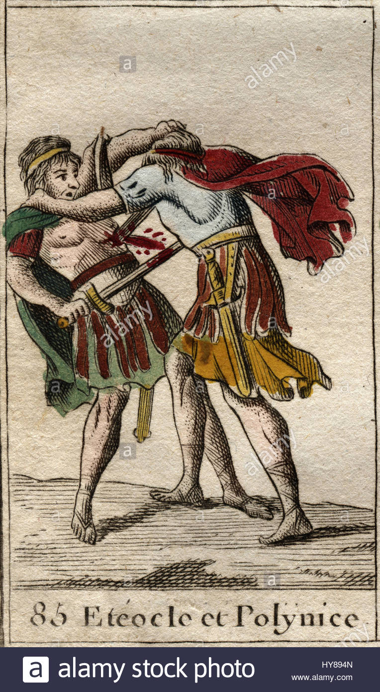 Resultat d'imatges de DEATH ETEOCLES AND POLYNICES