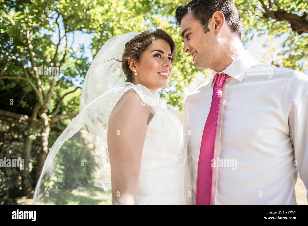 Groom holding a bride hi-res stock photography and images - Alamy