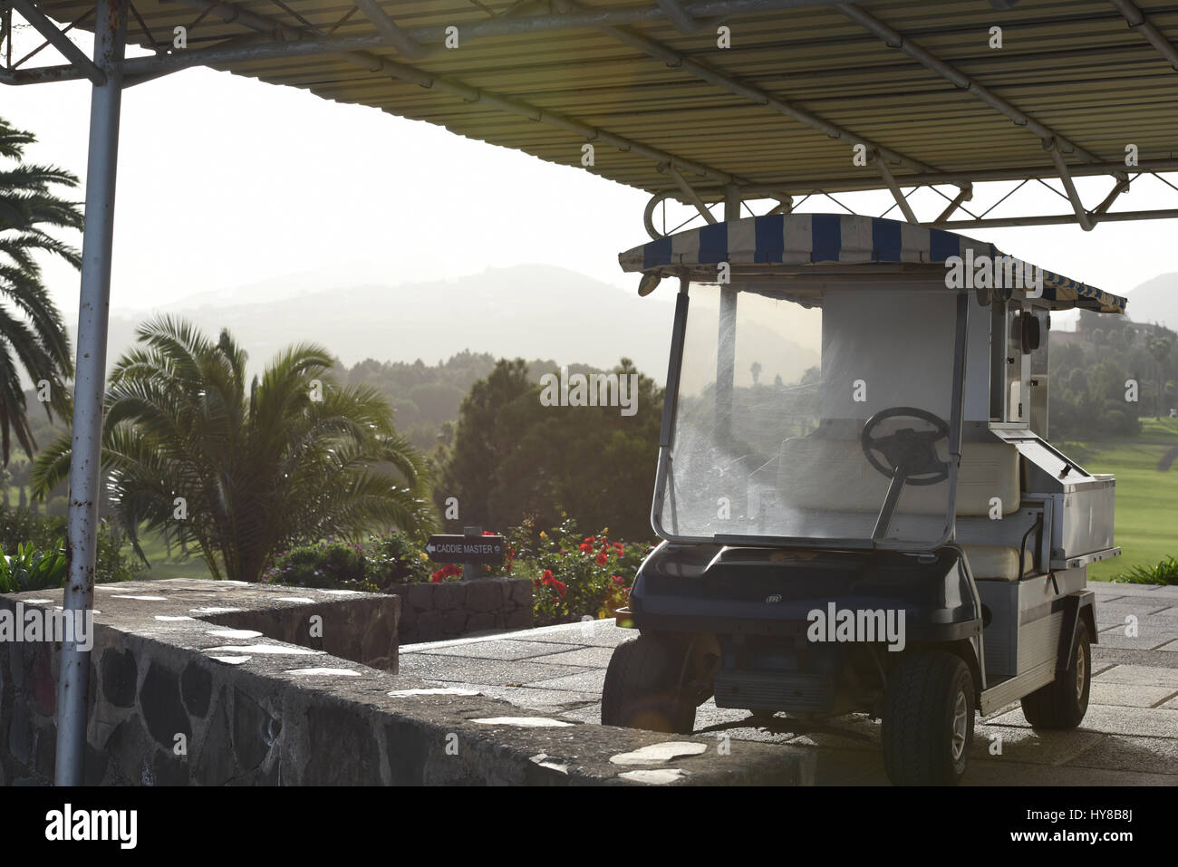 Mini golf cart car Stock Photo