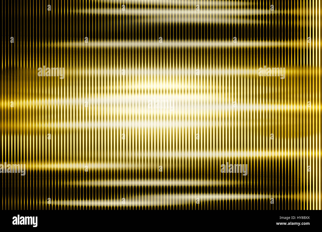 Abstract Digital virtual high-tech background with bright yellow colors and special effects. Stock Photo
