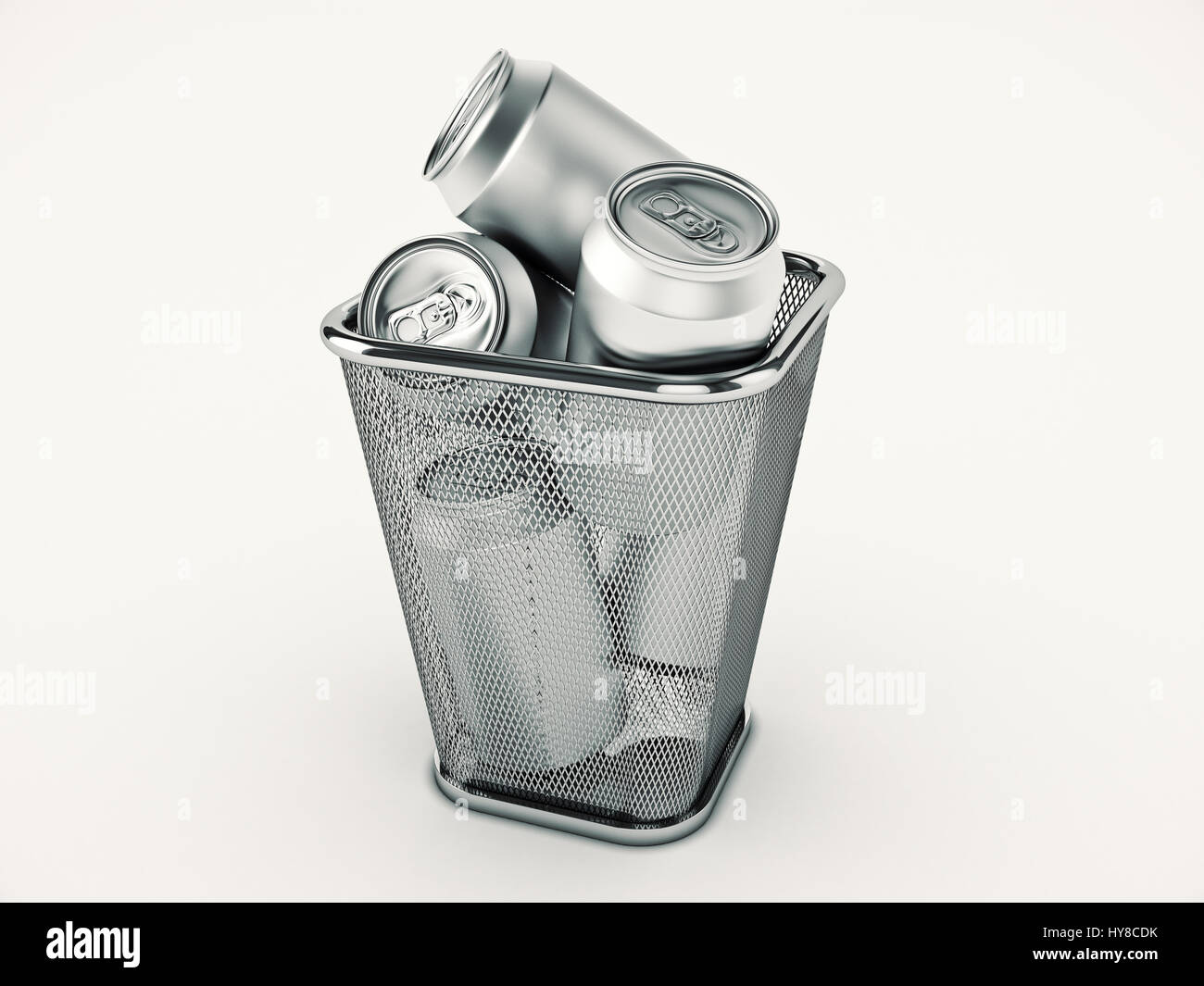 Soda cans recycle bin hires stock photography and images Alamy