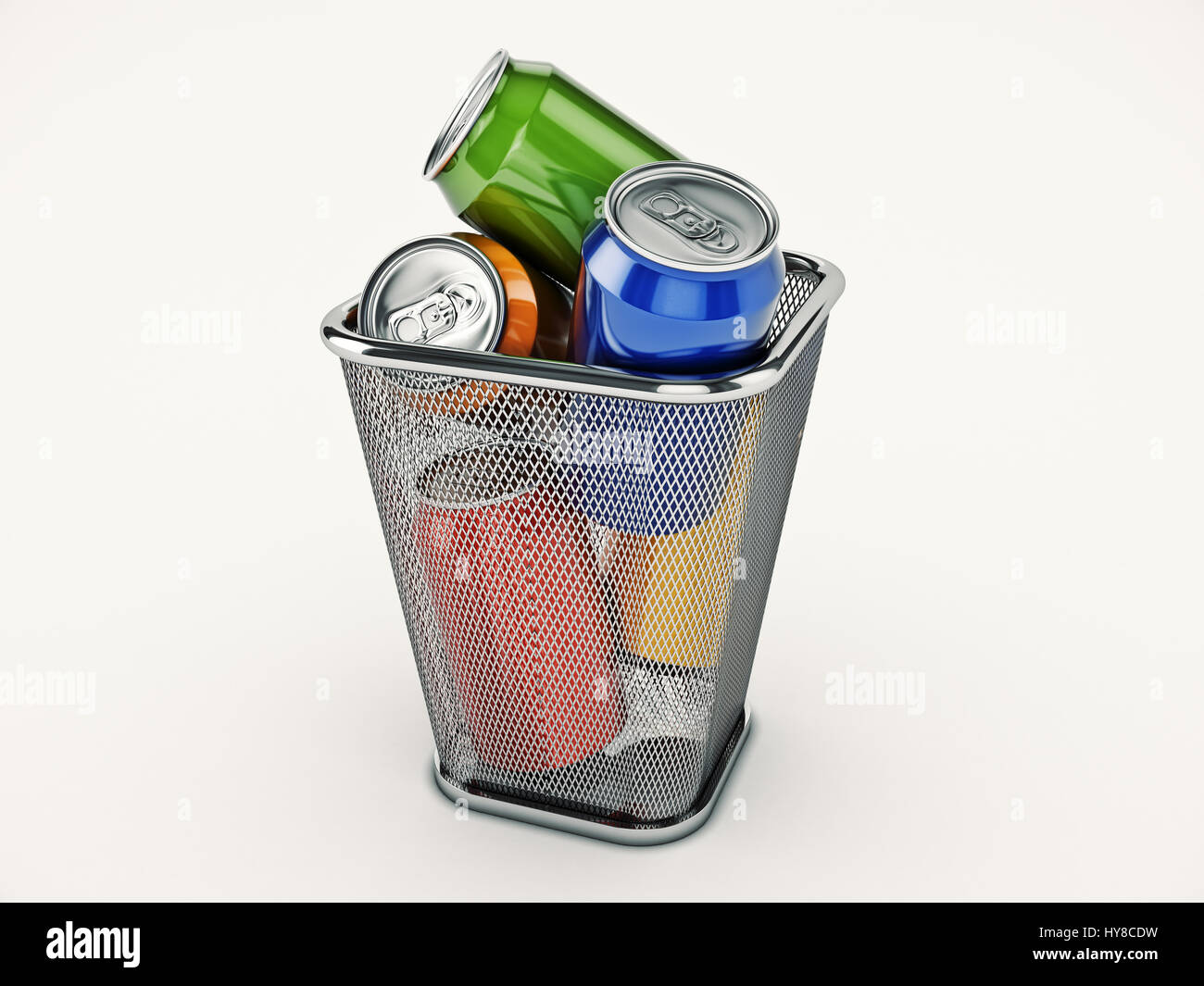 Soda cans recycle bin hires stock photography and images Alamy