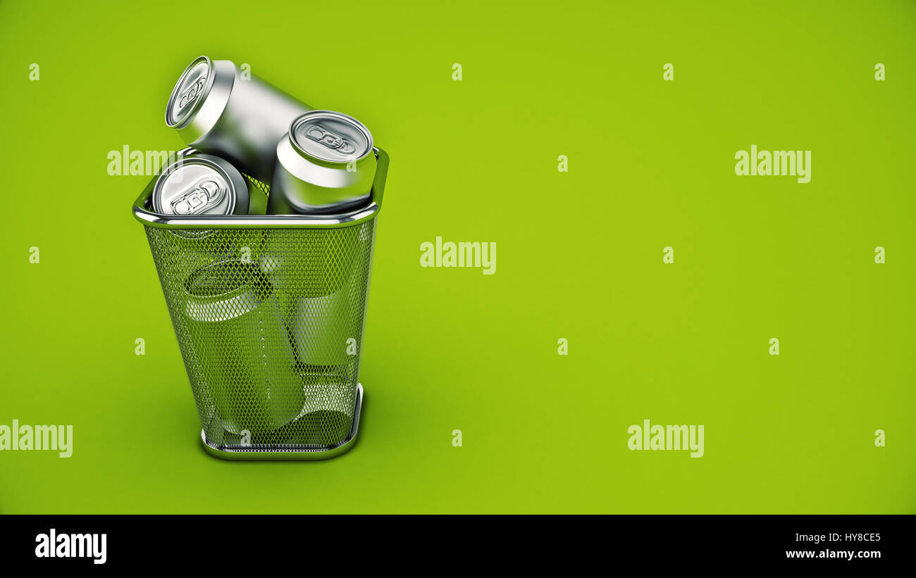 Soda cans recycle bin hires stock photography and images Alamy