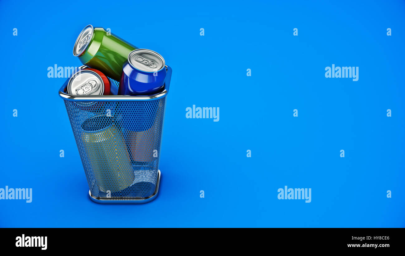 Soda cans recycle bin hires stock photography and images Alamy