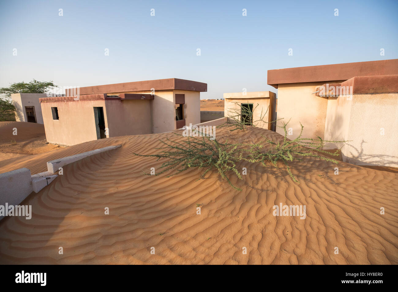 Workers village in Arabian desert abandoned in 1970s due to rumours of