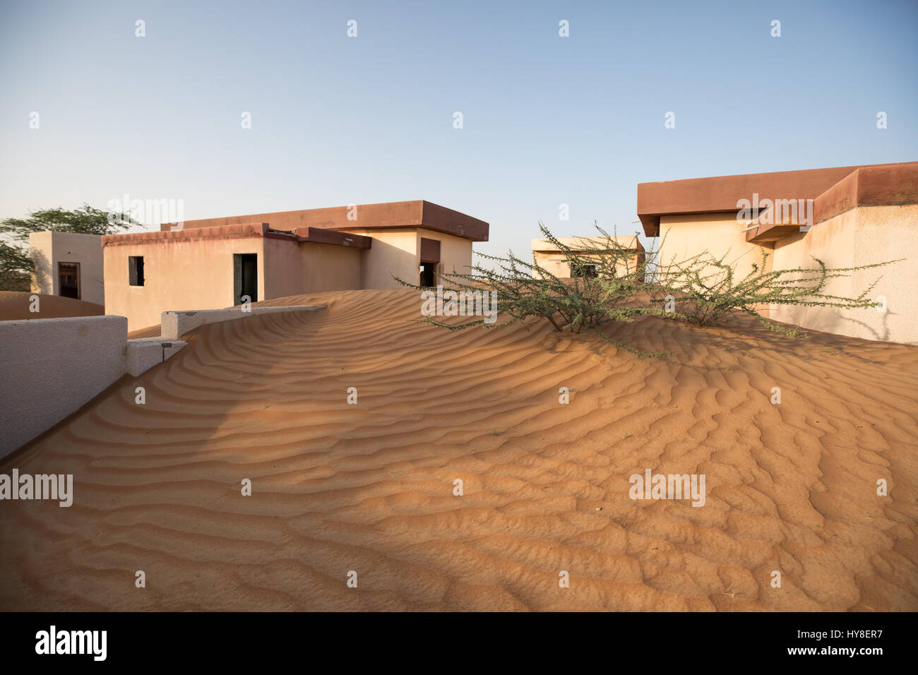 Workers village in Arabian desert abandoned in 1970s due to rumours of