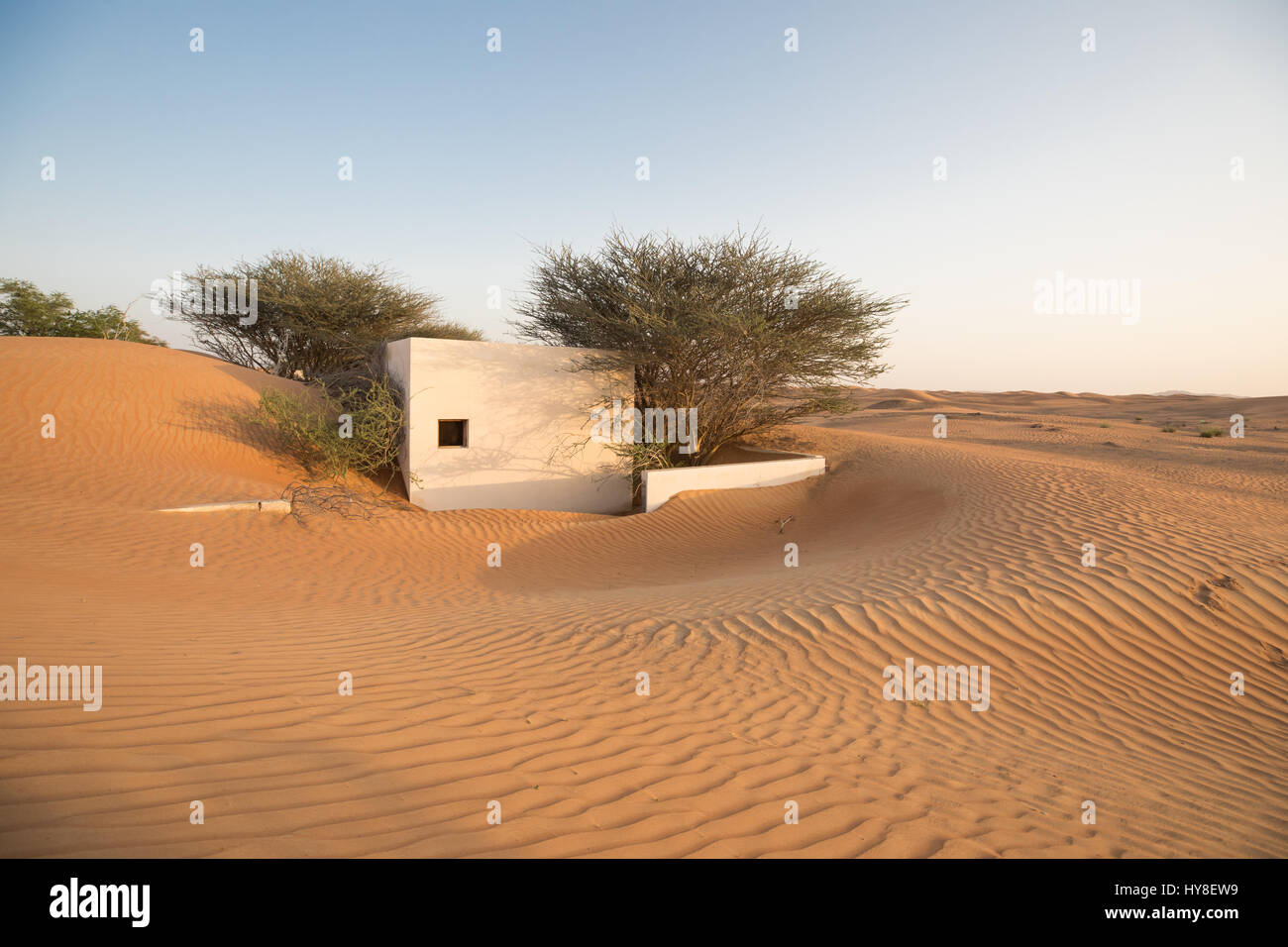 Workers village in Arabian desert abandoned in 1970s due to rumours of