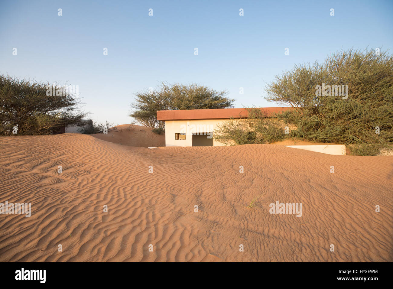 Workers village in Arabian desert abandoned in 1970s due to rumours of