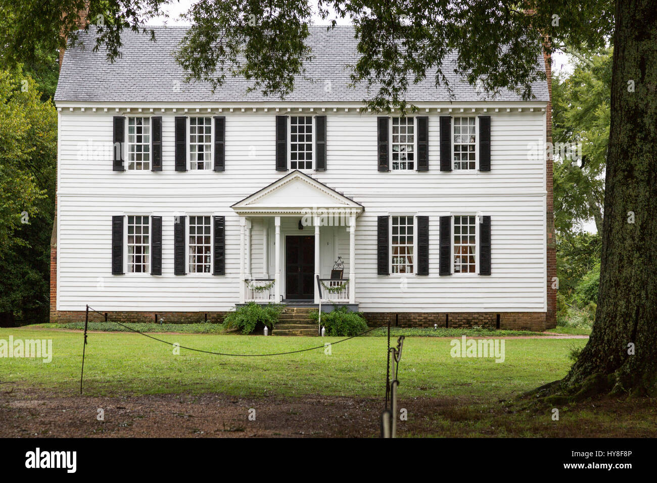 Manakin, Virginia. Tuckahoe Plantation House, Built by William Randolph