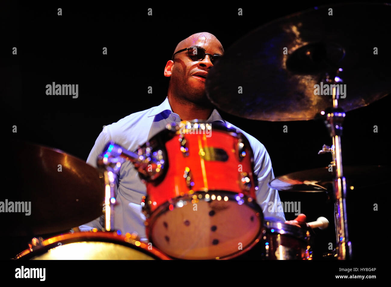 Frank Parker Jr., percussionist, composer, producer, and electric bass