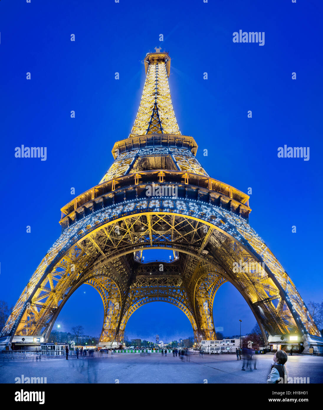 France Paris, the Tour Eiffel Stock Photo
