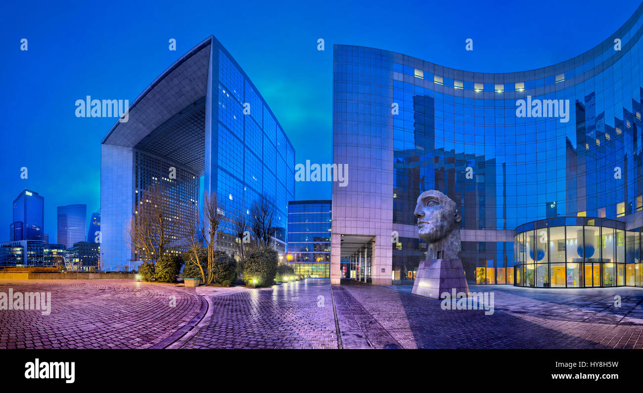 The Hat Trick, France, Paris, La Defense Stock Photo