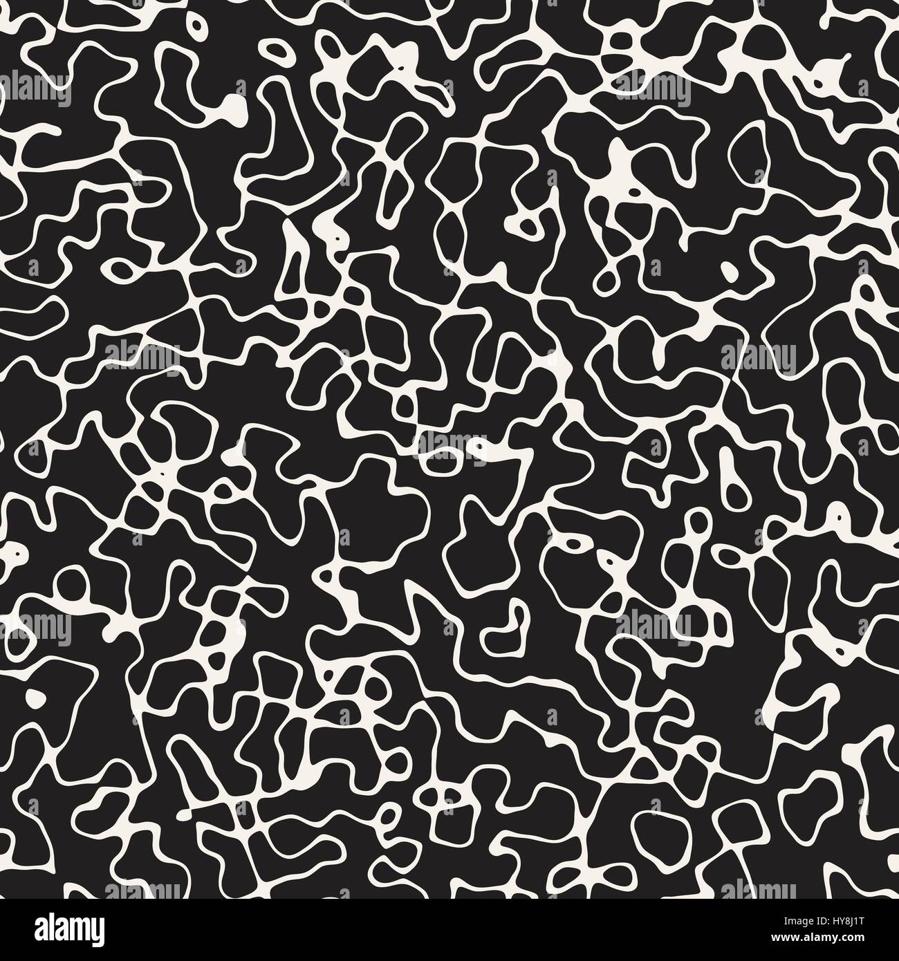 Abstract Retro Background Design. Vector Seamless Black And White ...