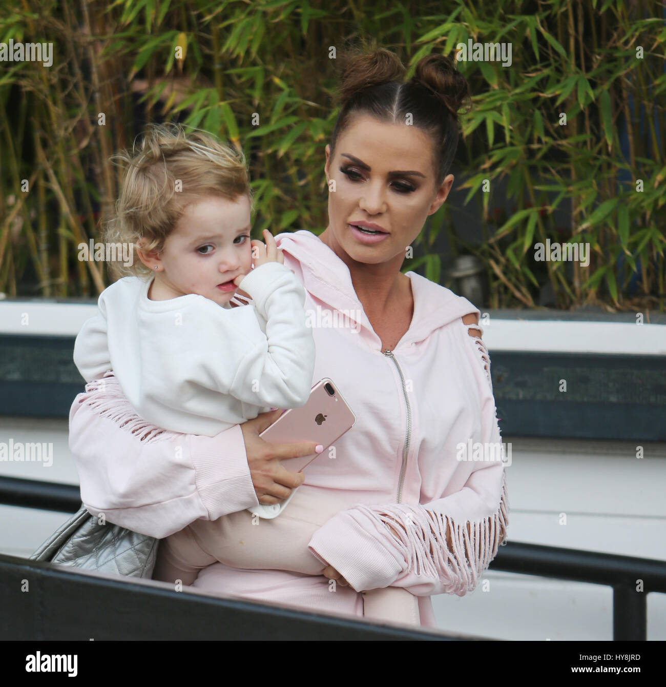 Katie Price And Her Daughter Bunny Outside ITV Studios Featuring Katie Katie Price And Her Daughter Bunny Outside ITV Studios Featuring Katie