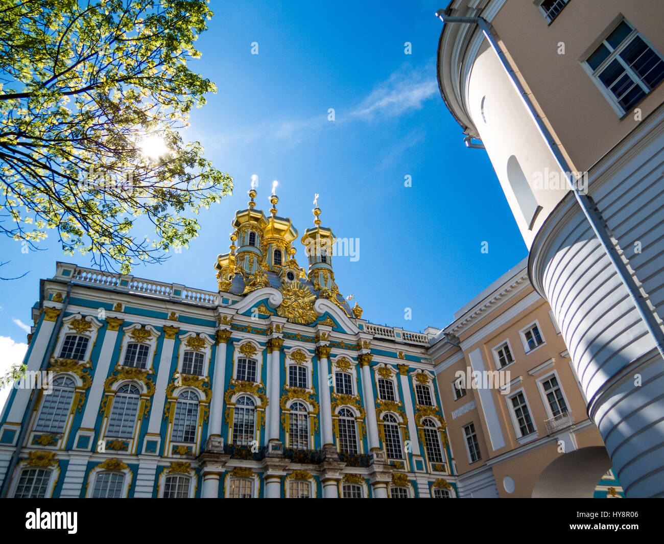 Catherine Palace in Pushkin, St. Petersburg, Russia Stock Photo Alamy