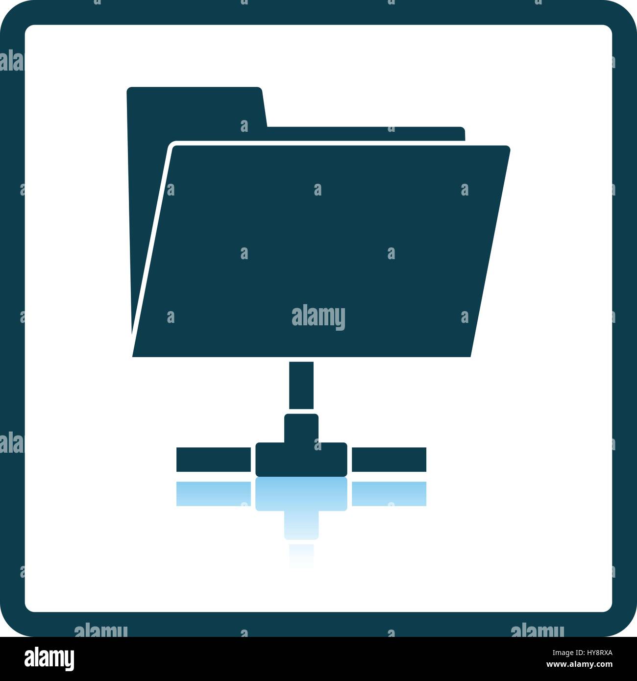 Shared folder icon shadow hi-res stock photography and images - Alamy