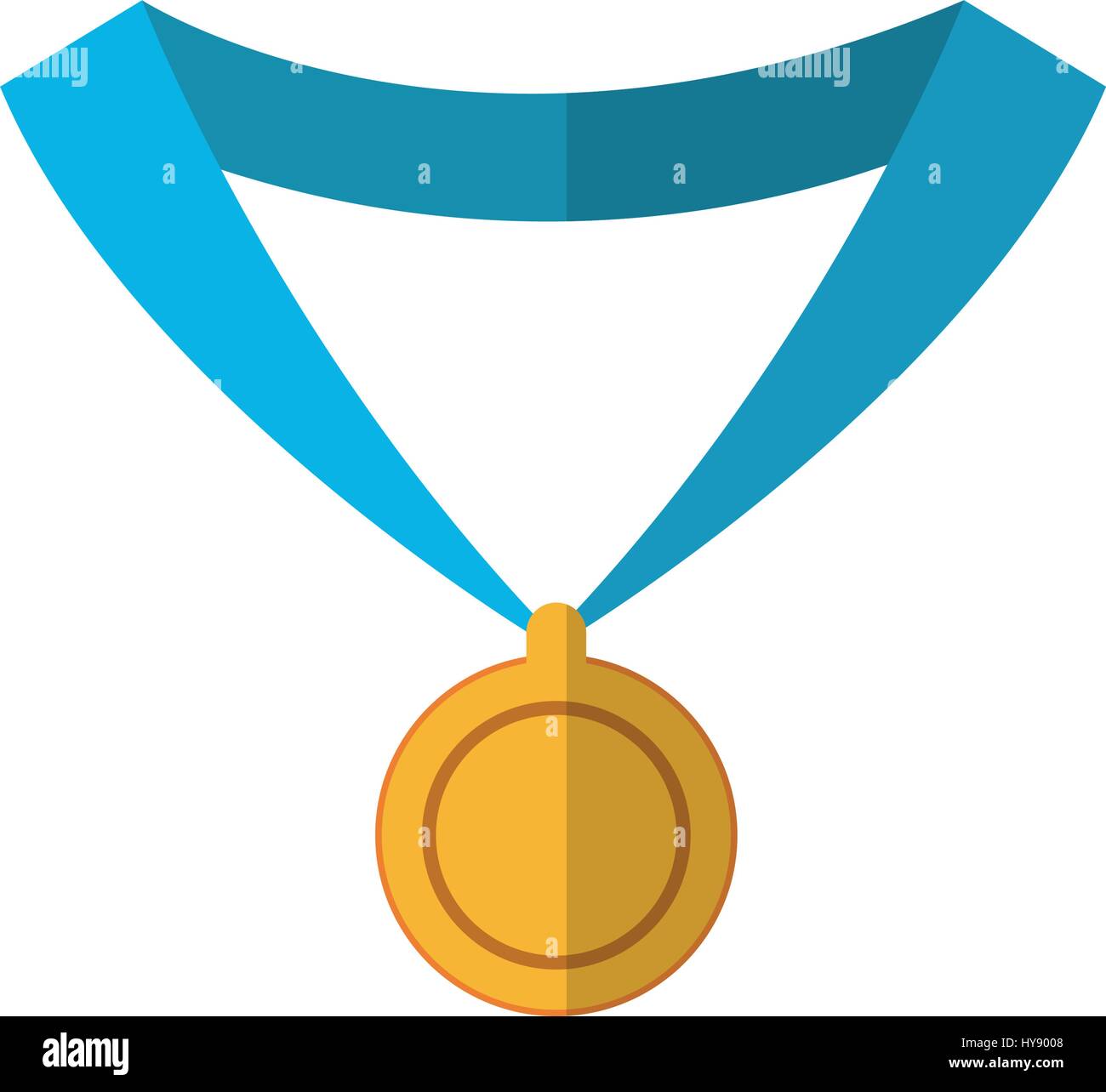 golden medal icon Stock Vector Image & Art - Alamy