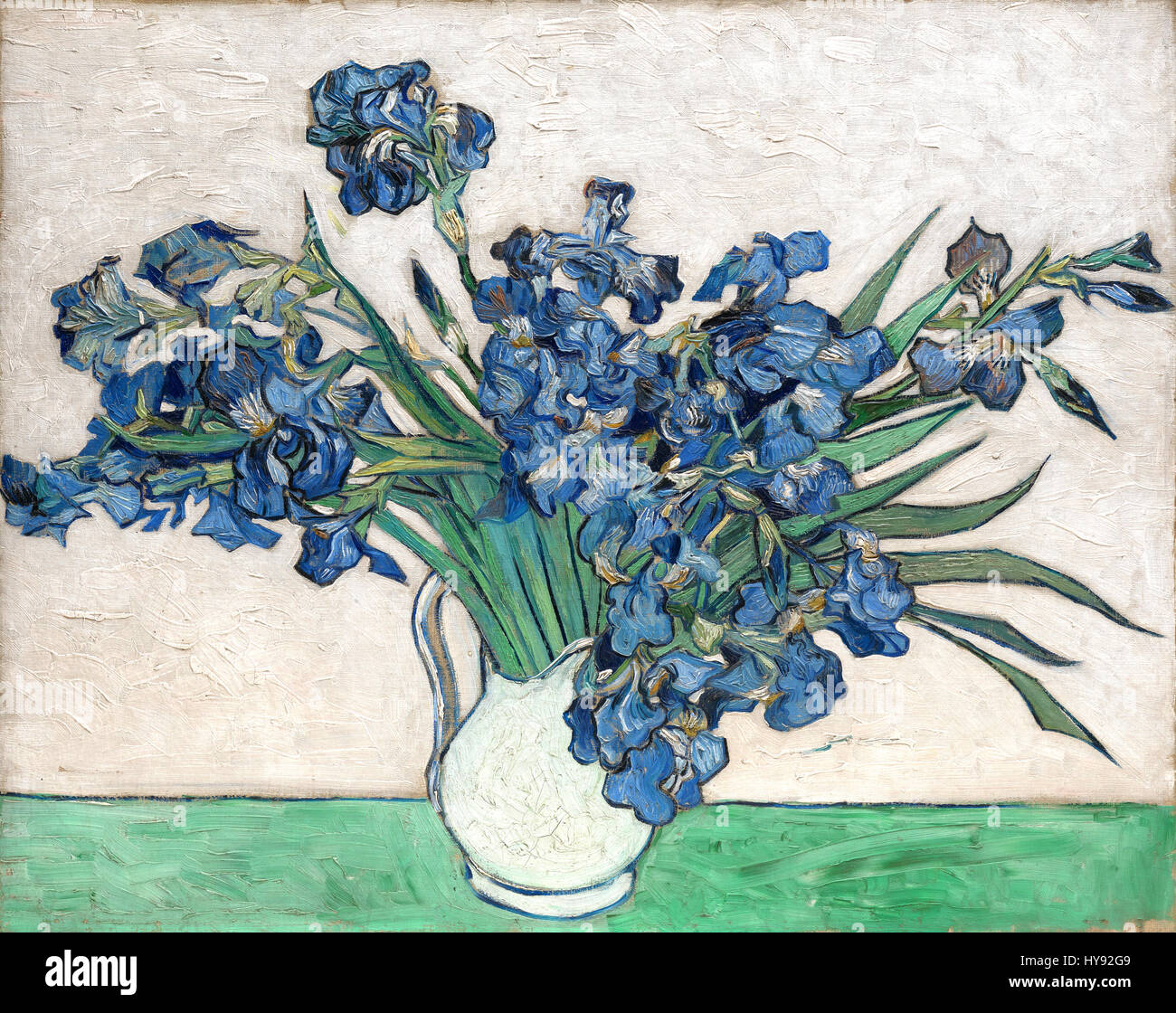 Irises by Vincent van Gogh Stock Photo