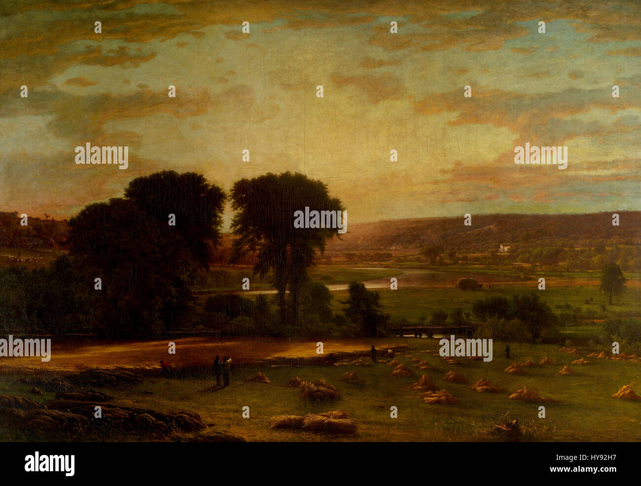 Peace and Plenty by George Inness Stock Photo